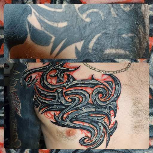 Explore holy tattoo ideas, creative tattoo ideas in Augusta, available at Mr. Tattoo