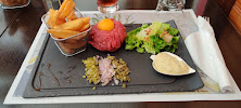 Steak tartare du Restaurant français Restaurant le Chalet du boucher à Pressac - n°10