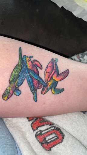 Explore tattoo chest piece ideas, creative tattoo ideas in Broxton, available at Seratonin Tattoo Parlor