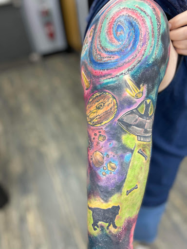Explore john mayer tattoo ideas, creative tattoo ideas in El Paso, available at American Tattoo Society of Ft Bliss