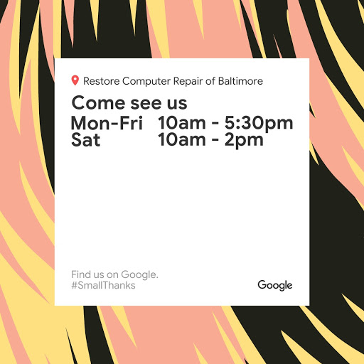 Computer Repair Service «Restore Computer Repair of Baltimore», reviews and photos, 8701 Harford Rd, Parkville, MD 21234, USA