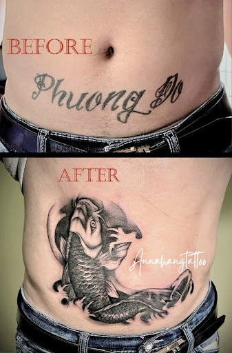 Explore grandpa tattoo ideas, creative tattoo ideas in Garden Grove, available at Anna Hang Tattoo