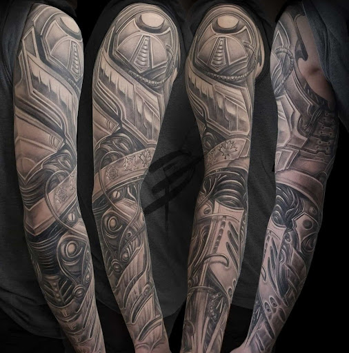 Explore trash tattoo ideas, creative tattoo ideas in Abington, available at Tattoo Galaxy (Abington) Piercing and Custom Tattoos