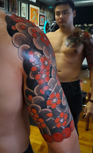 Explore tattoo half sleeve ideas tribal, creative tattoo ideas in Pocatello, available at Tattoos by Cherise
