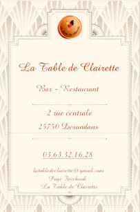 Photos du propriétaire du Restaurant La table de clairette à Désandans - n°11