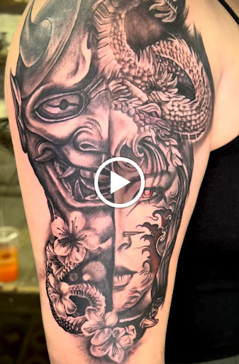 Explore cool small face tattoo ideas, creative tattoo ideas in Tucson, available at Gods Country Tattoo Saloon