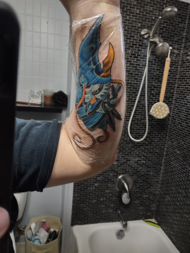 Explore men's back tattoos ideas, creative tattoo ideas in South Milwaukee, available at Black sheep tattoo studio