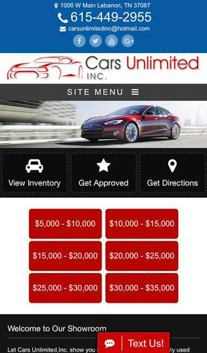 Used Car Dealer «Cars Unlimited Inc», reviews and photos, 1006 W Main St, Lebanon, TN 37087, USA