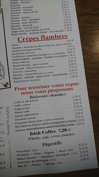 La Bolée Crêperie Bretonne à Nancy menu