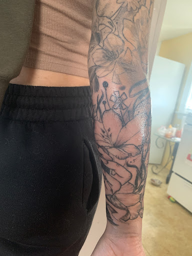 Explore unique sleeve tattoo ideas, creative tattoo ideas in Little Falls, available at BLACKWORK TATTOO SHOP NJ