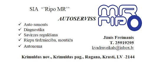 Ripo MR, Autoserviss