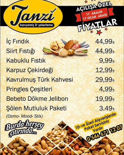 Tanzi Kuruyemiş Ve Şekerleme