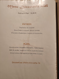 Restaurant La Route des Épices à Rochefort - menu / carte