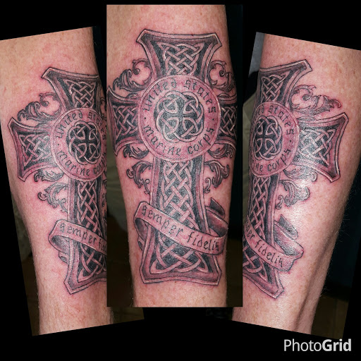 Explore half and half tattoo ideas, creative tattoo ideas in Oak Forest, available at Peace Of Art Tattoo And Art Studio