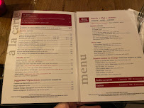 La Citrouille à Paris menu