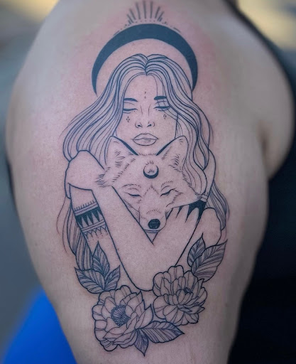 Explore unique sleeve tattoo ideas for females, creative tattoo ideas in Peoria, available at Modern Ink Tattoo