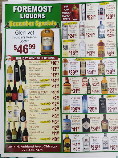 Liquor Store «Arcadia Foremost Liquors», reviews and photos, 3301 W North Ave, Chicago, IL 60647, USA