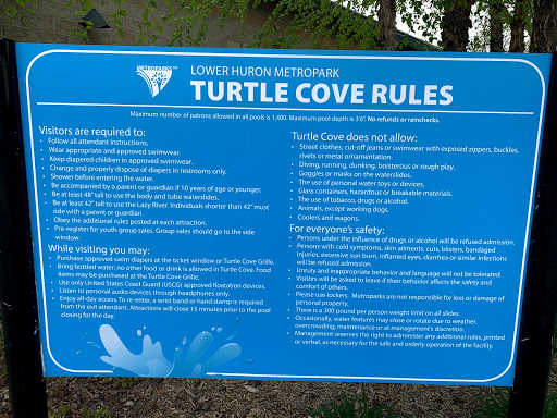 Water Park «Lower Huron Metropark - Turtle Cove Family Aquatic Center», reviews and photos, 40151 E Huron River Dr, Belleville, MI 48111, USA