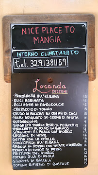 Restaurant Osteria Locanda Cecconi à Porto Azzurro (le menu)