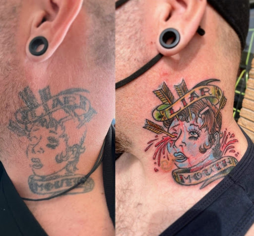 Explore lower back tattoo ideas for men, creative tattoo ideas in Spokane, available at Feel Good Ink