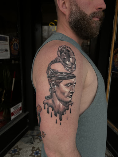 Explore death note tattoo ideas, creative tattoo ideas in Hannibal, available at Two Fathoms Tattoo