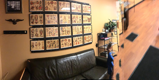 Explore simple dog tattoo ideas, creative tattoo ideas in Concord, available at Sterling Tattoo Club