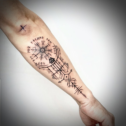 Explore bull skull tattoo ideas, creative tattoo ideas in Willow Grove, available at Tattoo GalaxyWillow Grove Piercing & Tattoos