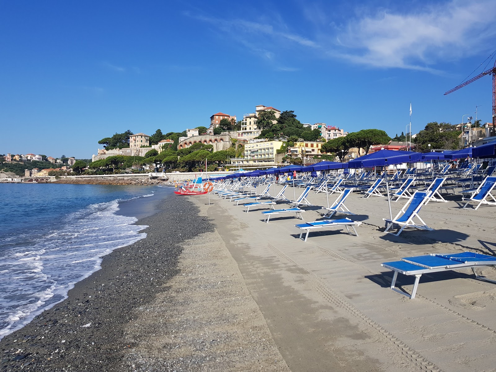 Foto van Piani beach met ruime baai