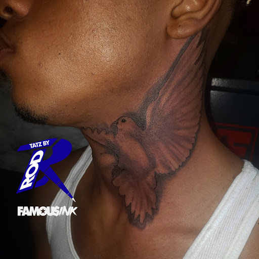 Explore black and grey realism tattoo ideas, creative tattoo ideas in Hammond, available at Famous Ink, Inc.