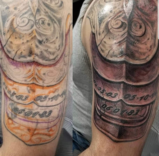 Explore 1of1 tattoo ideas, creative tattoo ideas in Kenosha, available at Kenosha Tattoo Company