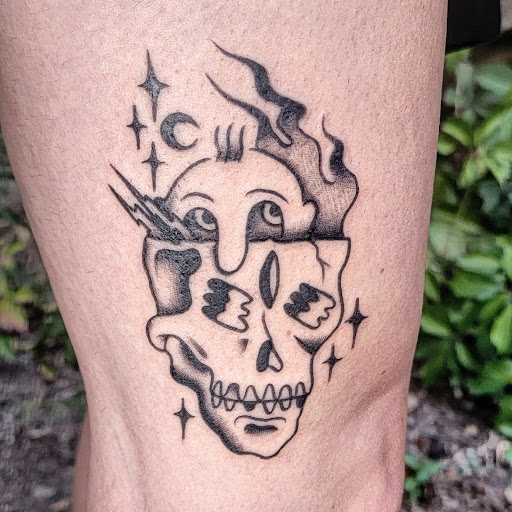 Explore good hand tattoo ideas, creative tattoo ideas in Carbondale, available at Bonedale Tattoo