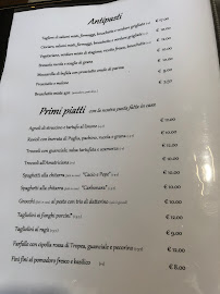 Menu du Saporificio | Osteria Contemporanea à Anagni