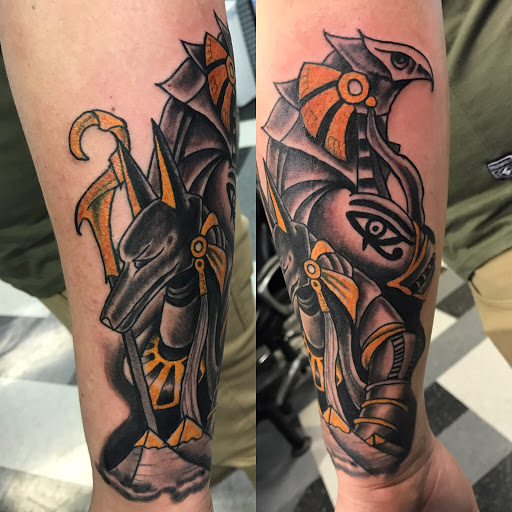 Explore tanjiro tattoo ideas, creative tattoo ideas in Kearney, available at Bread N Butter Tattoo