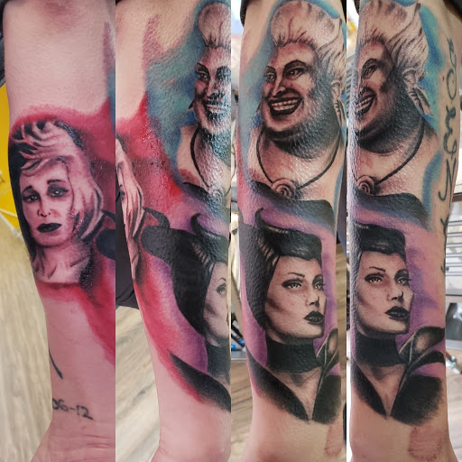 Explore rose tattoo cover up ideas, creative tattoo ideas in Bethlehem, available at Studio 33 Piercings by Angi