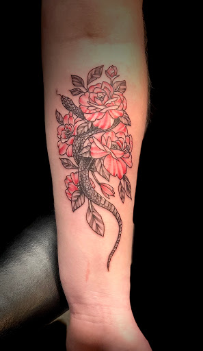 Explore minnie mouse tattoo ideas, creative tattoo ideas in Goshen, available at Lady Luck Studio