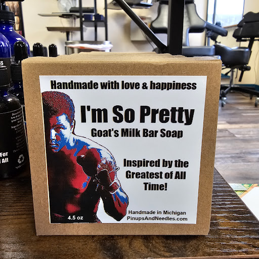 Explore side head tattoo ideas, creative tattoo ideas in Traverse City, available at Pinups & Needles