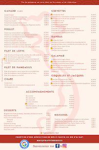 Menu / carte de Restaurant Riz d'Or à Marseille