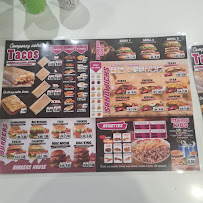 Menu / carte de M Burger à Clermont-Ferrand