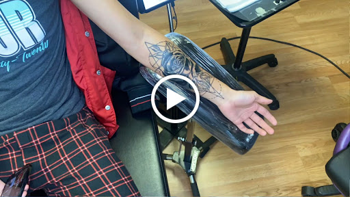 Find in between boob tattoo ideas for your next unique tattoo in Scottsdale at Club Tattoo