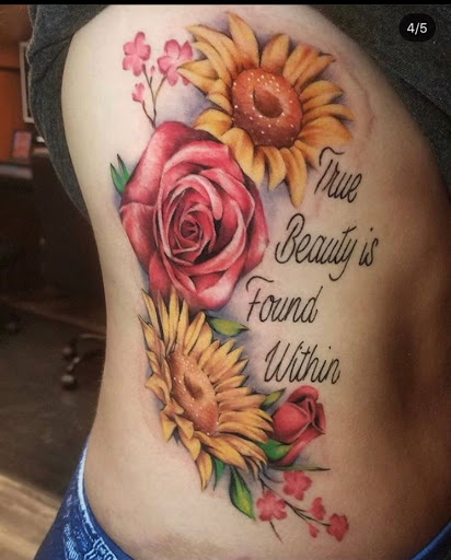 Explore side of the hand tattoo ideas, creative tattoo ideas in Hazard, available at Lost Gypsy Tattoo