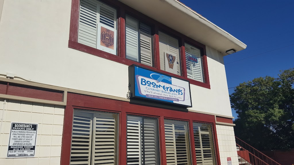 Boomerang's Gourmet Burger Joint 92117