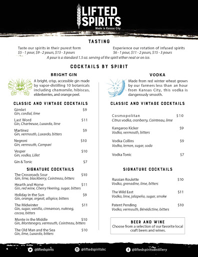 Bar «Lifted Spirits - Kansas City Distillery», reviews and photos, 1734 Cherry St, Kansas City, MO 64108, USA