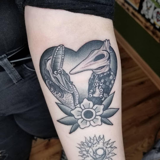 Explore blacked out tattoo ideas, creative tattoo ideas in Lake Villa, available at Eternal Tiger Tattoo