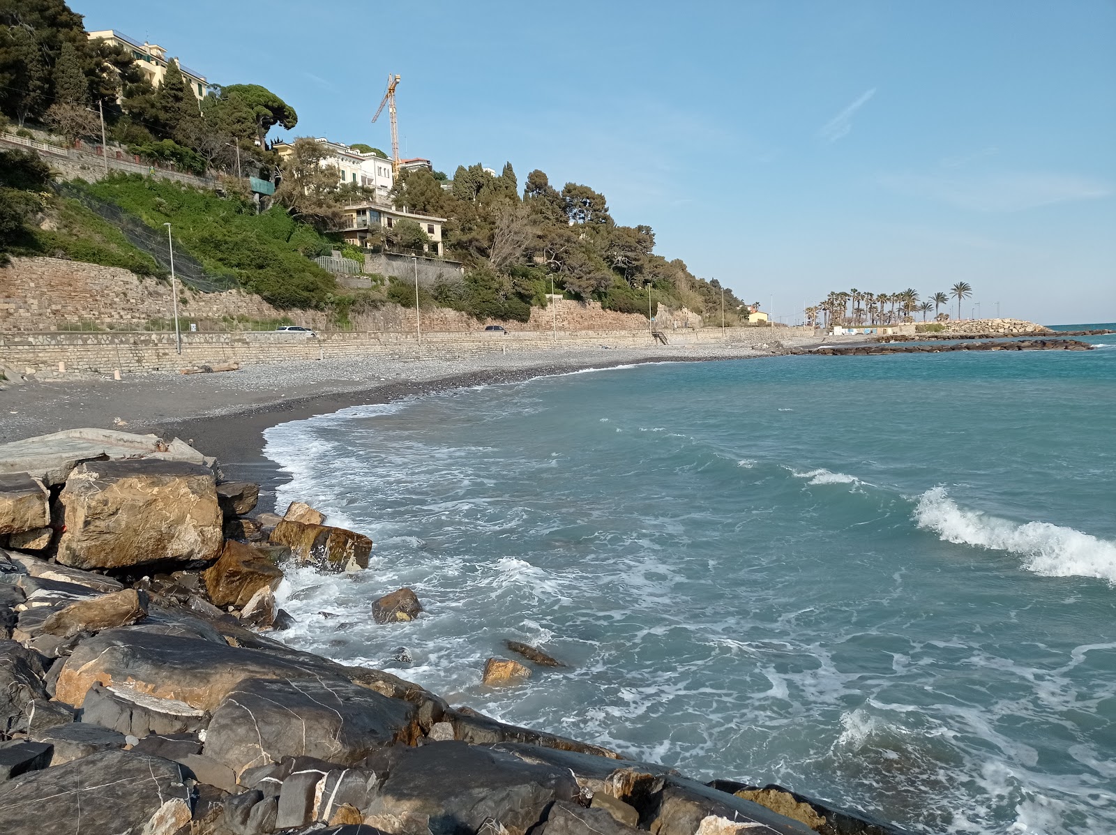 Fotografie cu Novaro beach cu golfuri mici