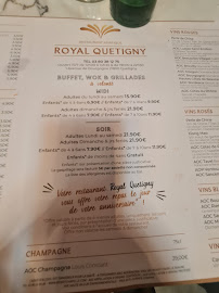 Restaurant asiatique Royal Quetigny à Quetigny (le menu)