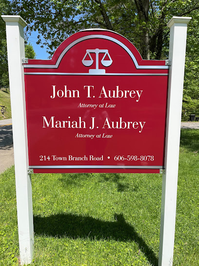 Aubrey and Aubrey Attorneys at Law, John T. Aubrey and Mariah J. Aubrey