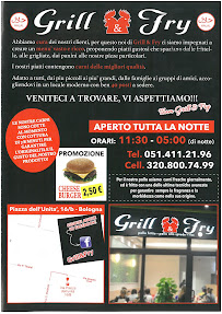 Grill & fry Fast food à Bologna menu