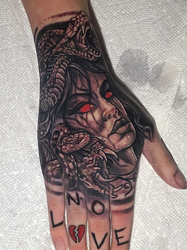 Explore hurricane tattoo ideas, creative tattoo ideas in Rochelle Park, available at Ser Tattz Art Studio