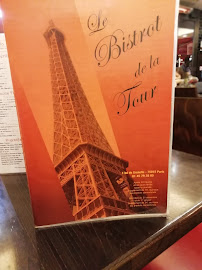 Le Bistrot de la Tour à Paris menu