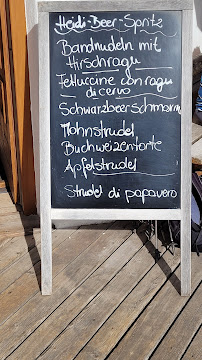 Menu du Rifugio Halslhütte à Villnöß